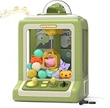 Dinosaur Claw Machine for Kids Ages 3+, Mini Electronic Arcade Game Vending Toy Candy Dispenser Crane Prize Machine with Music for Boys Girls Christmas Birthday Party Gift(6.7*6.1*11.8in)