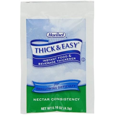 Hormel Thick & Easy Instant Food Thickener, Nectar Consistency, 0.16 Ounce (Pack of 100) Cover