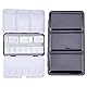 PandaHall Leere Aquarelldosen Box Mit 12 Stück Halbe Pfannen 8 Stück Volle Pfannen Aquarell Aquarell Dose Box Mit Deckel Leere Aquarell Pfannen Für Künstler Student Travel Painting