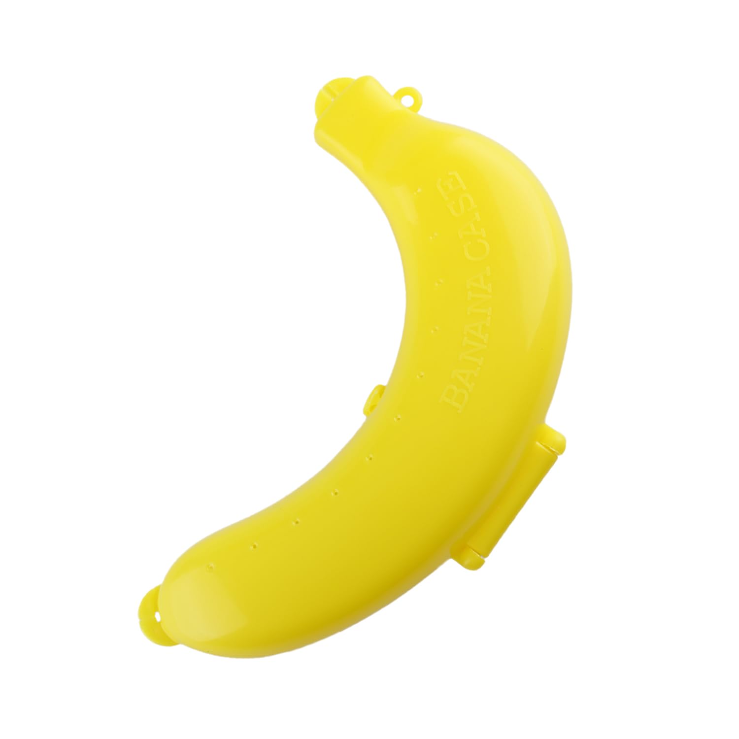 Wellrun Yellow Portable Banana Protector Case,19Cm Banana Holder Container,Lightweight Bananas Guard For School,Office, Picnic,Hiking(1Pcs)