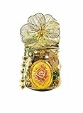 Juego de collar, pendientes y anillos con frasco sorpresa, vintage y moderno, caja de joyería mixta, regalo único para ella, paquete de joyería para almacenamiento de joyas