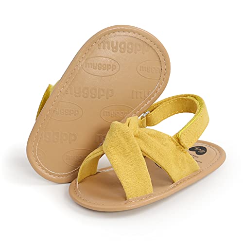Image of Infant Baby Girls Boys Summer Sandals Premium Unisex Non Slip Rubber Soft Sole Breathable Toddler First Walker Outdoor Beach Shoes