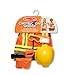 Melissa & Doug Construction Worker Role Play Costume Dress-Up Set (6 pcs)