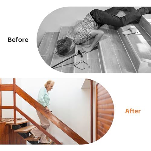 VMUTGA Antirutsch Klebeband, 5cm X 10m Antirutschband Selbstklebend, Antirutsch Treppe Griptape, Wasserdicht Rutschfeste für Drinnen und Draußen, Transparent