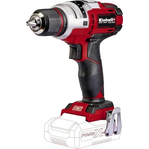 Einhell Akkuschrauber TE-CD 18 Li E Solo Power X-Change (Li-Ion, 18 V, 2 Gang, 47 Nm, elektronische Drehmomentvoreinstellung, LED Licht, ohne Akku und Ladegerät)