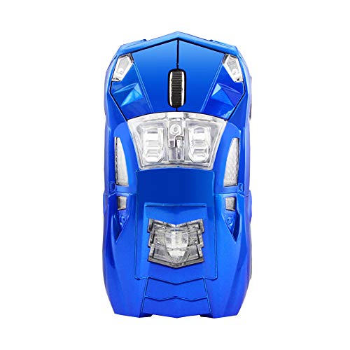 Firstmemory Wireless Car Mouse, 2.4G Cool Sport Race Car Shaped Mouse Wireless Optical Car Computer Mouse,1600 Dpi For Pc Laptop Desktop (Blue) #TOP7