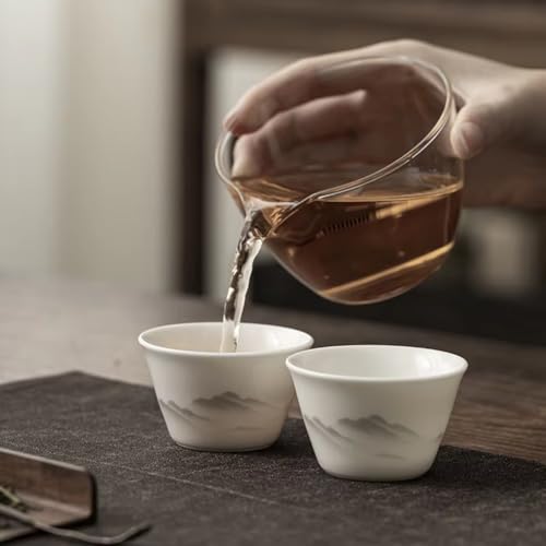 Juego de té de jade portátil para camping y viajes con tetera compacta 3