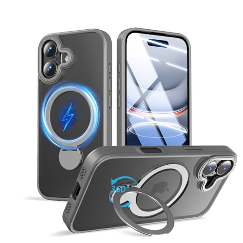 iphone 17用 ケース MagSafe対応 ワイヤレス充電 いphone 17用 カバー 高耐久性 米軍MIL規格 アイフォン 17用 ケース リング スタンド マグネット搭載 スマホケースiphone 17用 縦横両対応 スマホカバー アイフォン