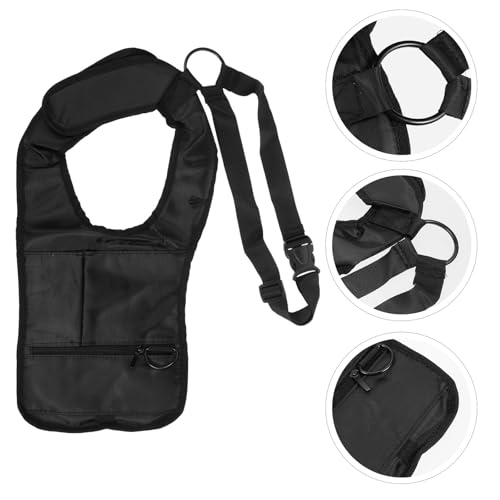 Bolso bandolera para hombre axilar de nylon con tres bolsillos para transporte seguro 7