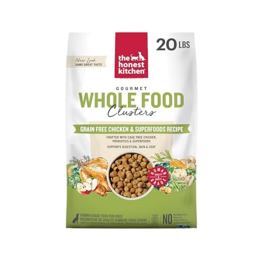 The Honest Kitchen Human Grade Whole Food Clusters Dry Dog Food - Grain Free Chicken 20 lb Bag