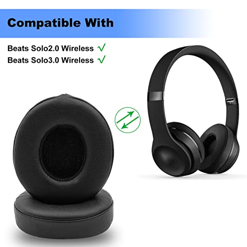 Professional Replacement Ear Pads for Beats Solo 2 & Solo 3 Wireless On-Ear Headphones - Image 3