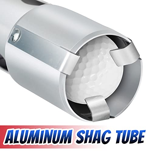 Shag Bag For Golf Balls Golf Ball Retriever, Durable Aluminum Shag Tube Golf Ball Shagger, Detachable Collector And Portable Pocket Storage Picker (Holds 70 Balls) #TOP2