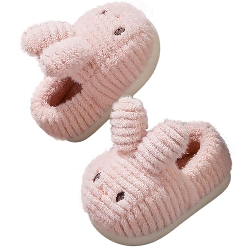 DimaiGlobal - DimaiGlobal Baby Boys Girls Slipper Shoes Anti-Slip Soft Sole Cotton Kint Shoes Elastic Toddler Cartoon Moccasins Warm Slippers Cozy Gripper Bottom