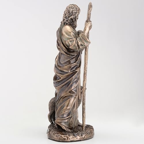 Escultura Religiosa Jesus the Good Shepherd 6.25 in miniatura 5