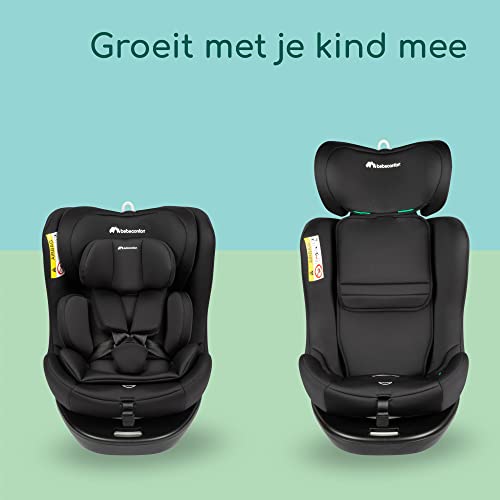 Bebeconfort EvolveFix i-Size, 360 Draaibare Autostoel, 0 - 12 jaar, 40 - 150 cm, ISOFIX Autostoel, 9 Hoofdsteunposities, 5 Ligposities, Zijdelingse Bescherming, Top Tether, Black Mist - Afbeelding 4