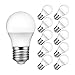 Ampoule LED E27, 6000K Blanc Froid, 3W équivalent 30W, 300LM, Lot de 10