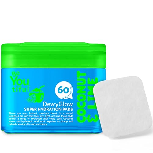 BeYoutiful DewyGlow Hydrating Face Moisturizer Wipes for Teens and Kids