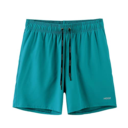 Image of HOdo Mens Swim Trunks with Mesh Liner 9 inch Quick Dry Swim Shorts Bathing Suits for Men Swimwear Board Shorts wiht Pockets