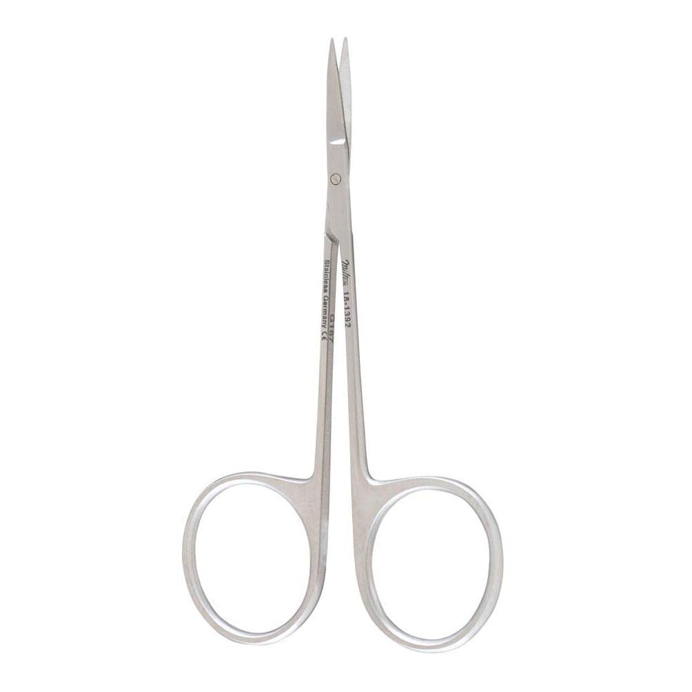 18-1392 BONN Miniature Iris Scissor with 1 mm Blade, Straight, 8.9cm Length
