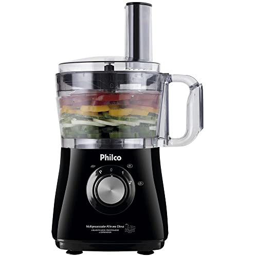 Multiprocessador de Alimentos Philco All In One Citrus Preto 220V 4 41AgJqlnCjL