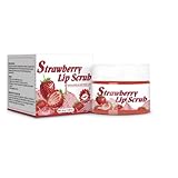 3PCS Lips Scrub Fruit Flavor Strawberry Lip Scrub Moisturizing Nourishing Exfoliating Dead Skin Reduce Lips Fine Lines