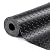 SEAL 6 x 8 Ft Premium Garage Floor Mat, Solid 2.8mm Thickened Black Commercial Grade Heavy Duty Parking Mat for Garage Floor, Golf Cart, Water/Stain Resistant Floor Runner (Embossed Diamond Plate)