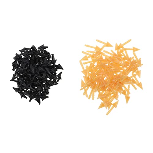 OSALADI 200Pcs Plastic Chicken Beak Inserts for DIY Crafting Accessories for Making Fake Chickens Birds Great for Activities Family Fun Durable Adorable Design