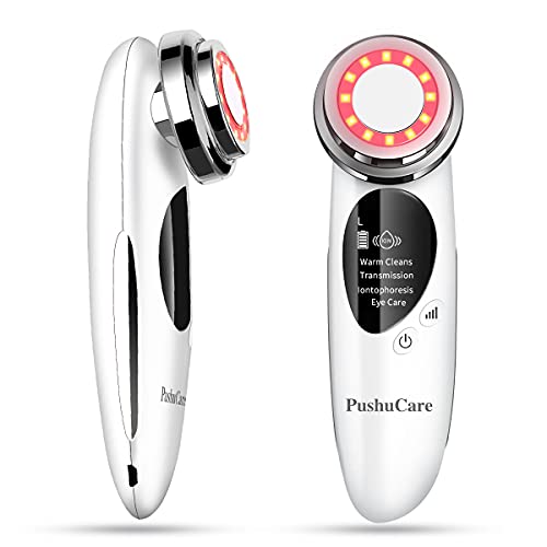 Facial Massager, 3 colors, 4-in-1 Face Cleaning Massager, Beauty Device for Facial Cleansing and Lift the Skin(white)