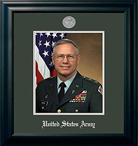 Army Portrait Frame With Silver Medallion 8 X 10 Inches #TOP29