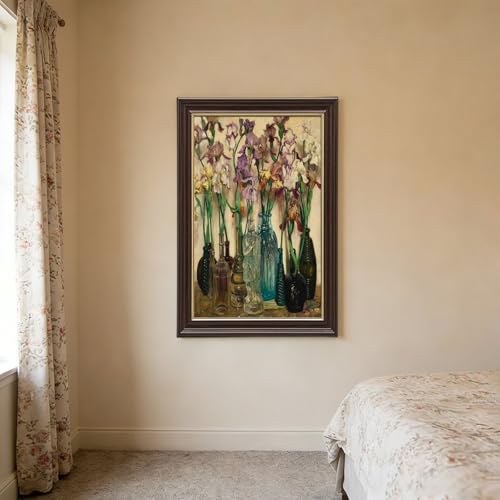 Impression sur toile Iris par Frederick Judd Waugh tableau vintage - 3