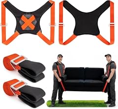 GRENTOOL Moving Straps for Lifting, with Back Support for 2 Person