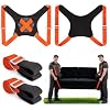 Moving Straps for Lifting, with Back Support for 2 Person