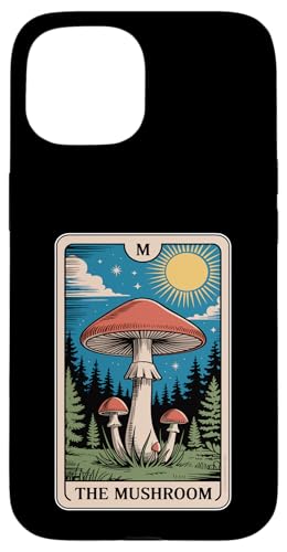 The Mushroom Tarot Card Cottagecore �ʔ����L�m�R���D�� �X�}�z�P�[�X iPhone 15 �p