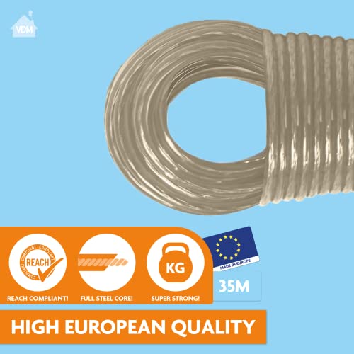 LAUNDRYSpecialist Washing line 35 meters with steel core, MADE IN HOLLAND, weatherproof and extra long - Image 2