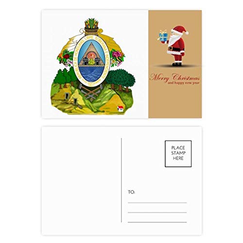 Cartes postales Honduras lot de 20 avec Père Noël patriotique à offrir aux collectionneurs de Noël