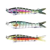 Atibin Multi Jointed Fishing Lure Bass Slow Sinking Swim Bait Bass Bionic Saltwater Fishing Lures Fr