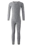 Reima Kinsei Thermo Set Kinder grau Kindergröße 130 2021 Unterwäsche Set