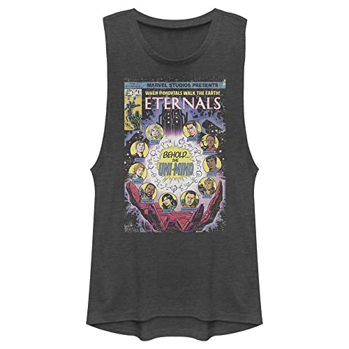Coque Marvel Eternals retro femme anthracite une finition XL