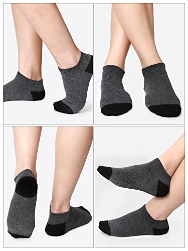 Image of Foaincore 60 Pairs Ankle Socks Bulk for Men Women, Low Cut Breathable Cushioned Athletic Running No Show Socks Multipack