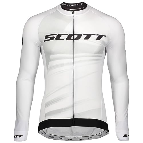 assocauicy Maillot Ciclismo Hombre,Maillot Ciclismo Manga Larga con Bolsillo Ropa Ciclismo Reflectante para Profesional para Ciclismo En Carretera Y Montaña