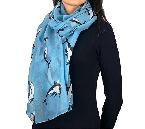 Lenço Feminino/Echarpe Golfinho