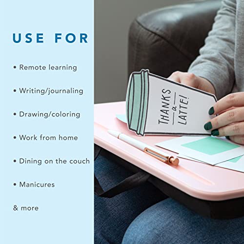 Lapgear Compact Lap Desk - Rose Quartz - Fits Up To 13.3 Inch Laptops - Style No. 43104 #TOP2