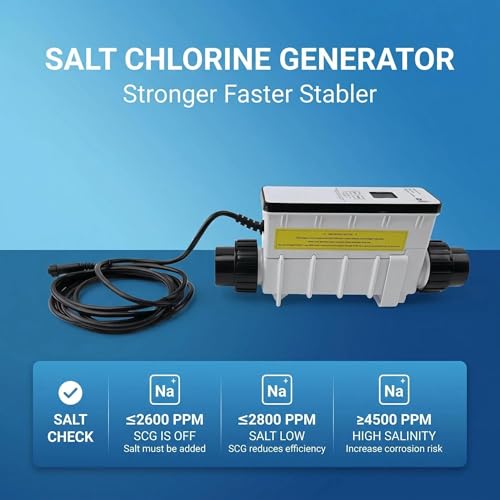 Salt Cell Chlorine Generator Fit for Pen-tair IntelliChlor IC40, OE# 520555 / EC-520555, Swimming Pool Salt Cell,Up to 40,000 Gallon In-Ground Pools,Salt Water Chlorine Generator by LIUWEIRACING - Used condition - Image 3