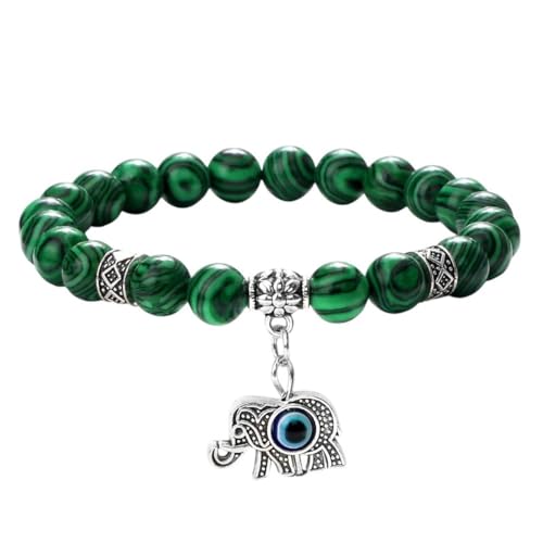 Bracelet perles œil de tigre naturel agate et lave noire mixte