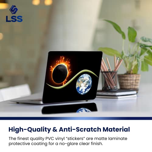 Image of LSS 17-17.3 inch inch Laptop Notebook Skin Sticker Cover Art Decal Fits 16.5 inch 17 inch 17.3 inch 18.4 inch 19 inch HP Dell Apple Asus Acer Lenovo Asus Compaq (Free 2 Wrist Pad Included)