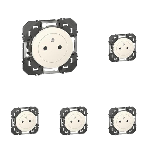 LEGRAND - Prise Electrique Murale 16A avec Terre dooxie Surface - Prise 2P + T Affleurante avec...