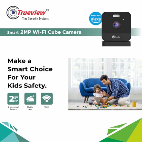 Trueview Cube Compact Indoor Wireless Smart Security Camera|1080P Hd Cctv Camera|Built-In Lumen Spot Light|Color Night Vision|Motion... - Image 5