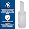 Carlisle FoodService Products Pourplus Store 'N Pour Complete Quart Set Neck, Container, And Cap for Bar, Kitchen, And Restaurant, Plastic, 32 Ounces, White, (Pack of 12)