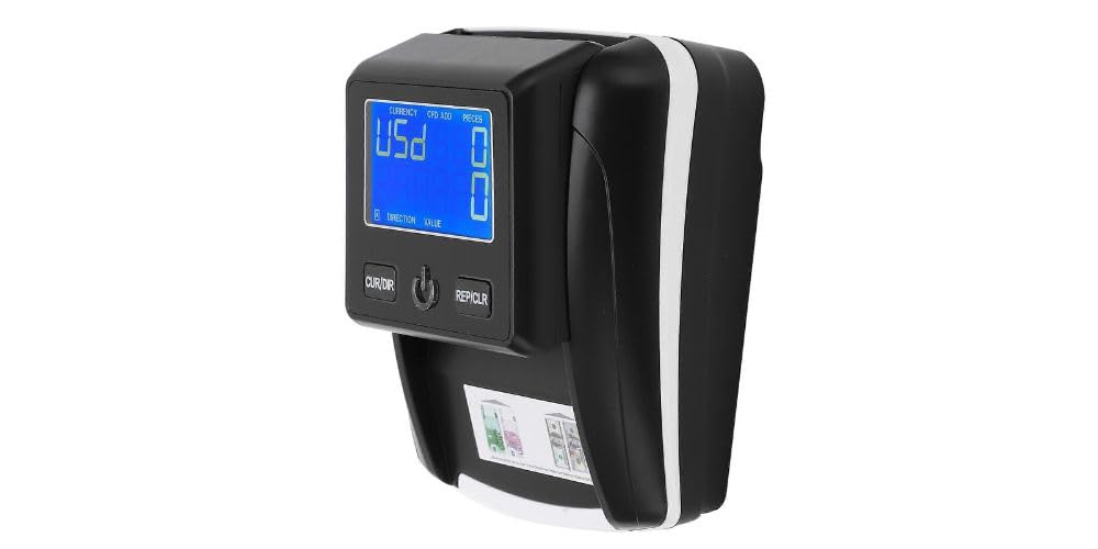 Rilevatore DI SOLDI FALSI Verifica Banconote False EURO CON BATTERIA RICARICABILE E CONTA BANCONOTE PORTATILE Detector per Soldi