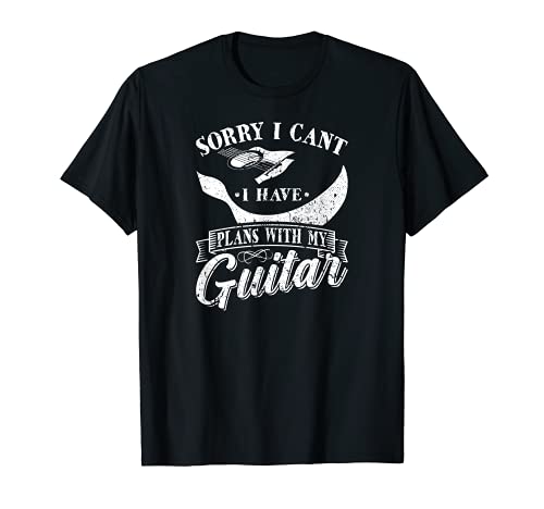 Guitar Artist Musician Vintage Design for Gutiarist T-Shirt, Black